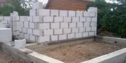 Баня з газосилікатних блоків своїми руками (своїми) Баня з газосилікатних блоків своїми руками