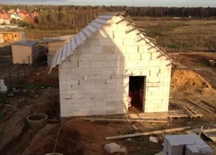 Баня з газосилікатних блоків своїми руками (газосилікатних) Баня з газосилікатних блоків своїми руками