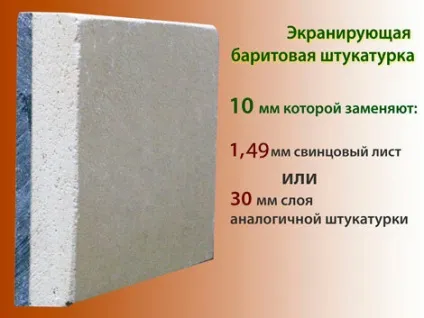 Баритові штукатурка - технологія нанесення (технологія) Баритові штукатурка - технологія нанесення