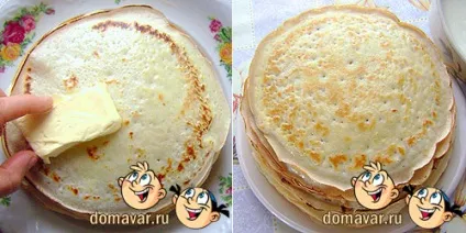 Млинці на молоці рецепт