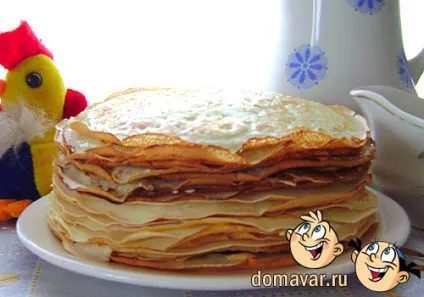 Млинці на молоці рецепт
