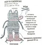 Брелок кошеня з бісеру (схеми)