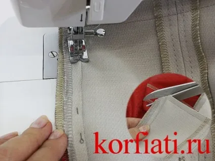 Цельнокроений пояс спідниці - майстер-клас а (обробці цельнокроенного пояса) Цельнокроений пояс спідниці - майстер-клас а