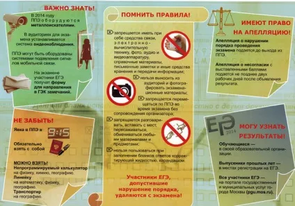 Що заборонено на ЄДІ (ЄДІ) Що заборонено на ЄДІ
