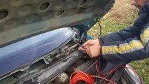 Установка сабвуфера в Opel Corsa 5D кабель