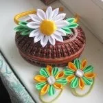 Квітка з капронової стрічки (квітка) Квітка з капронової стрічки