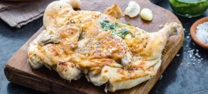 Курча тютюну - рецепт в духовці, на сковороді під пресом, в мультиварці і на грилі