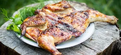 Курча тютюну - рецепт в духовці, на сковороді під пресом, в мультиварці і на грилі