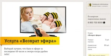 Цифрове домашнє телебачення билайн