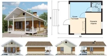 Дачні будиночки фото і проекти (дачні) Дачні будиночки фото і проекти