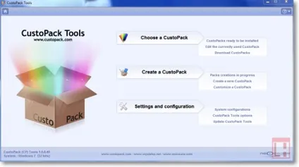 Custopack нове оформлення windows