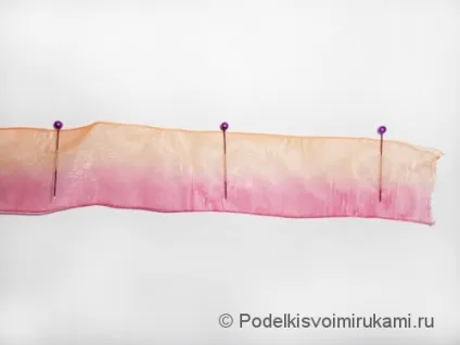 Квітка з капронової стрічки (намистин своїми руками) Квітка з капронової стрічки