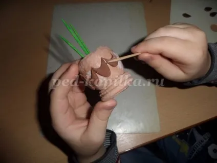 Квітка з солоного тіста
