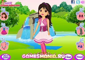 Даша мандрівниця - ігри для дівчаток (вибрати кілька модних нарядів) Даша мандрівниця - ігри для дівчаток