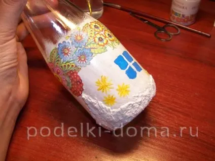 Декупаж пляшки український будиночок (майстер-клас), коробочка ідей і майстер-класів (будиночок) Декупаж пляшки український будиночок (майстер-клас), коробочка ідей і майстер-класів