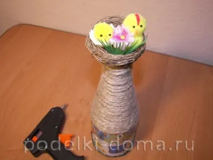 Декупаж пляшки український будиночок (майстер-клас), коробочка ідей і майстер-класів (будиночок) Декупаж пляшки український будиночок (майстер-клас), коробочка ідей і майстер-класів