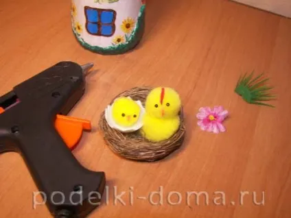 Декупаж пляшки український будиночок (майстер-клас), коробочка ідей і майстер-класів (пляшка) Декупаж пляшки український будиночок (майстер-клас), коробочка ідей і майстер-класів