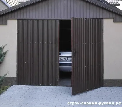 Робимо гаражні ворота самостійно