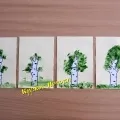 Дерево в техніці «орігамі»