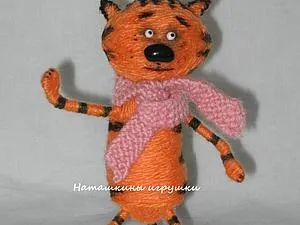 Робимо котика з ниток - ярмарок майстрів - ручна робота, handmade