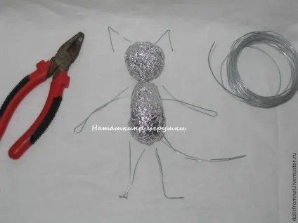 Робимо котика з ниток - ярмарок майстрів - ручна робота, handmade