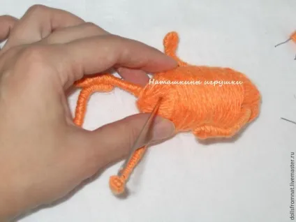 Робимо котика з ниток - ярмарок майстрів - ручна робота, handmade