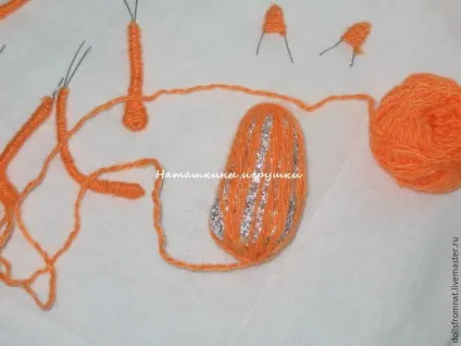 Робимо котика з ниток - ярмарок майстрів - ручна робота, handmade