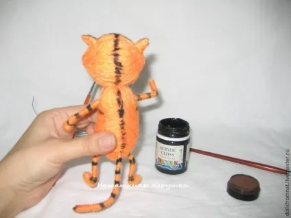 Робимо котика з ниток - ярмарок майстрів - ручна робота, handmade