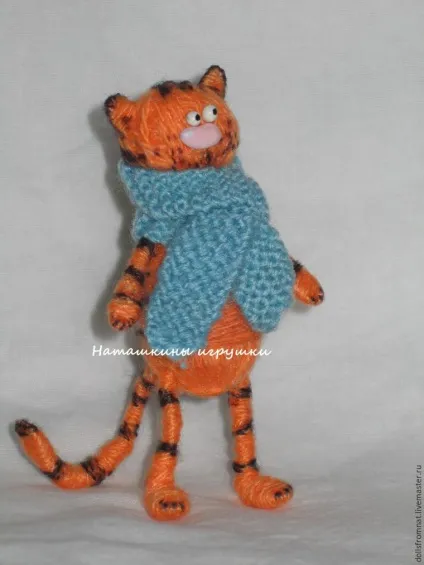 Робимо котика з ниток - ярмарок майстрів - ручна робота, handmade