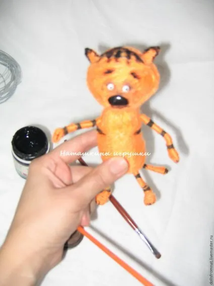 Робимо котика з ниток - ярмарок майстрів - ручна робота, handmade