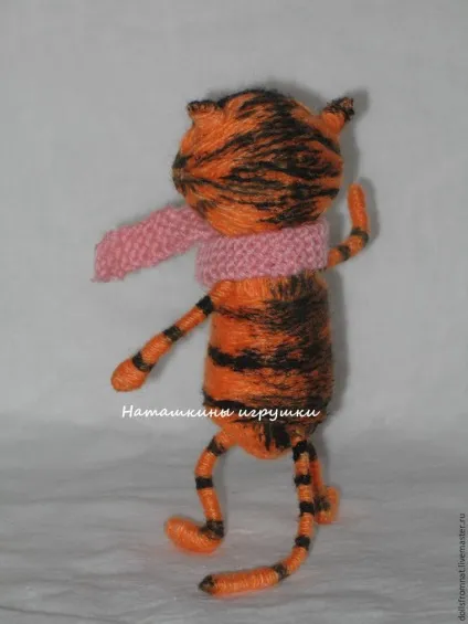 Робимо котика з ниток - ярмарок майстрів - ручна робота, handmade