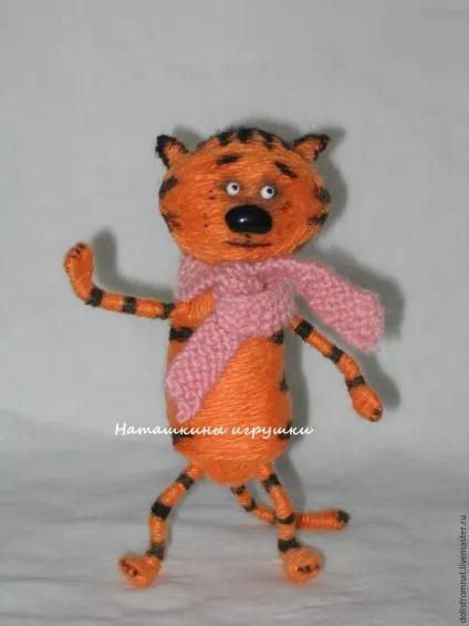 Робимо котика з ниток - ярмарок майстрів - ручна робота, handmade