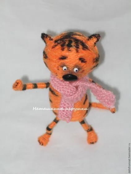 Робимо котика з ниток - ярмарок майстрів - ручна робота, handmade