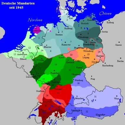 Діалекти німецької мови - deutsch-online! Німецька мова онлайн