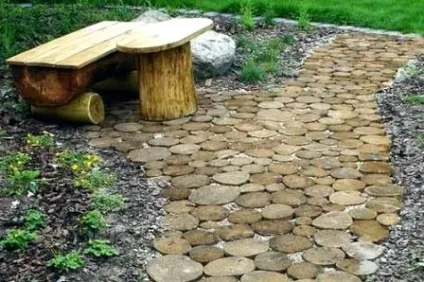 Доріжки з спилов дерева своїми руками (дерева своїми руками) Доріжки з спилов дерева своїми руками