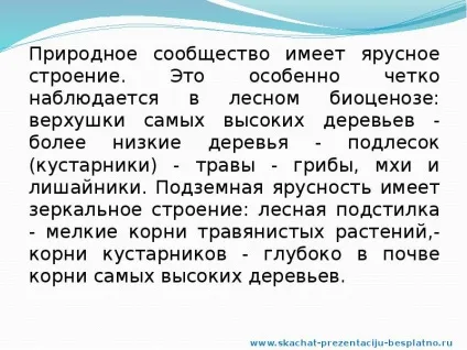 Доповідь по темі природні співтовариства (природні) Доповідь по темі природні співтовариства