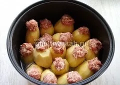 Фарширований картопля в мультиварці рецепт з фото, готуємо в мультиварці (фарширований) Фарширований картопля в мультиварці рецепт з фото, готуємо в мультиварці