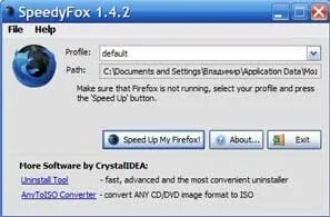 Firefox (Фаерфокс) гальмує - що робити, прискорюємо роботу браузера, після поновлення