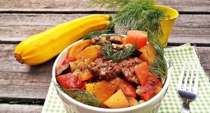 Фарш з овочами на сковороді, в духовці і мультиварці рецепти