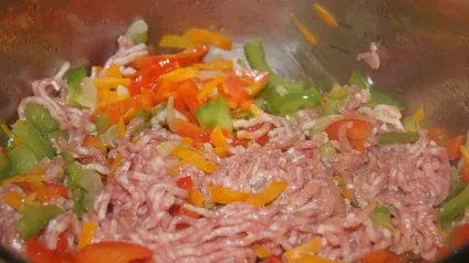 Фарш з овочами - цікавий рецепт з фото (фарш з овочами) Фарш з овочами - цікавий рецепт з фото