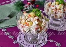 Французький салат з куркою рецепт з фото (курка) Французький салат з куркою рецепт з фото