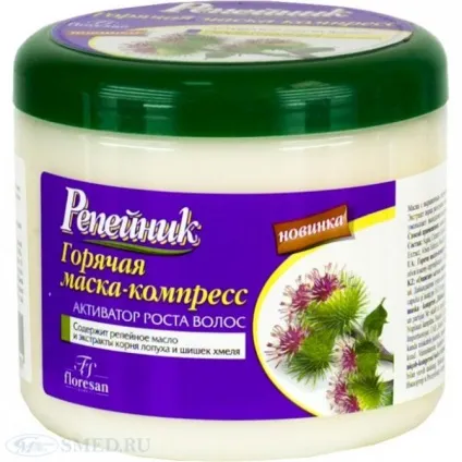 Floresan гаряча маска-компрес - реп'ях; маска-кондиціонер проти випадіння во ... (floresan) Floresan гаряча маска-компрес - реп'ях; маска-кондиціонер проти випадіння во ...