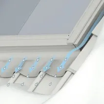 VELUX Комфорт у мансарді у зимовий час вікна