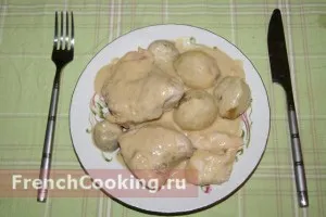 Fricassee de poulet a l - ancienne, мистецтво кулінарії