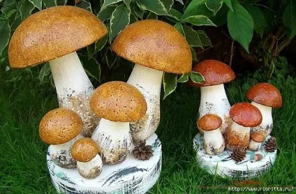 Грибочки для дачі своїми руками (грибочки) Грибочки для дачі своїми руками