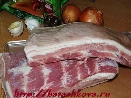 Грудинка свиняча в духовці і рецепт приготування з фото - прості рецепти (духовці) Грудинка свиняча в духовці і рецепт приготування з фото - прості рецепти