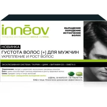 Inneov густота волосся склад, ефективність, відгуки покупців (густота) Inneov густота волосся склад, ефективність, відгуки покупців