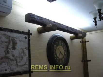 Використовуємо декоративні балки з поліуретану під дерево в інтер'єрі приклад з фото (декоративні балки з поліуретану) Використовуємо декоративні балки з поліуретану під дерево в інтер'єрі приклад з фото