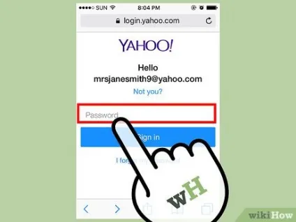 Як змінити пароль в пошті yahoo