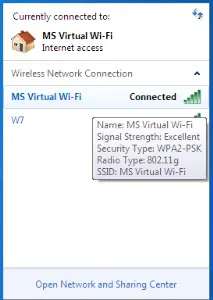 Віртуальний WiFi в Windows або точка доступу WiFi